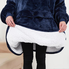 The Sanctuary Wearable Warmth: Oversized Heated Hoodie Blanket