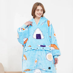 The Sanctuary Wearable Warmth: Oversized Heated Hoodie Blanket